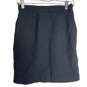 Amanda Smith Petites Pure Wool Green Skirt Size 8P